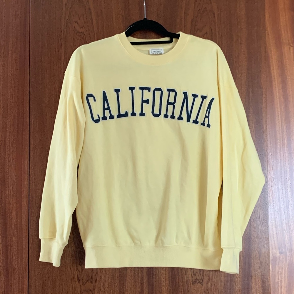 Reflex California Yellow Crewneck Sweater